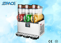 Triple Bowl Frozen Drink Slush Machine , Frozen Beverage Machine High Efficiency
