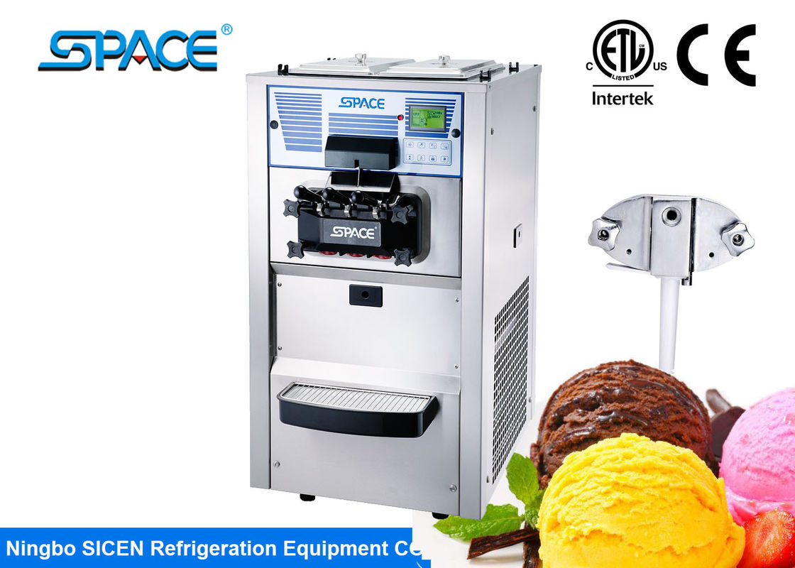 Soft Ice Frozen Yogurt Ice Cream Machine Commercial Microprocessor Controls