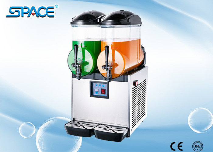 Commercial Grade Frozen Granita Machine Stainless Steel Body CE ISO9001
